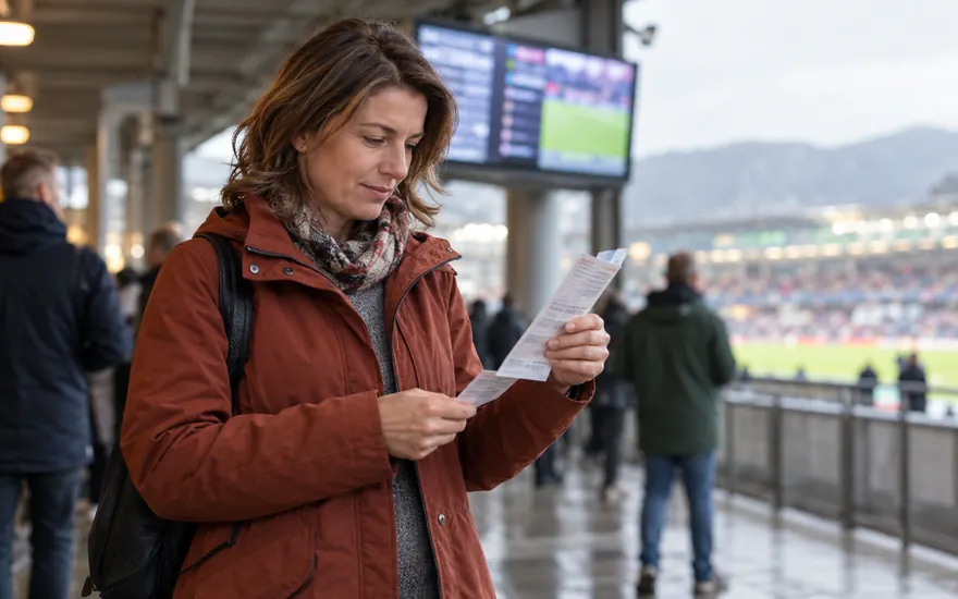 Überblick: Wettschein und Spielumgebung in einer fiktiven österreichischen Umgebung